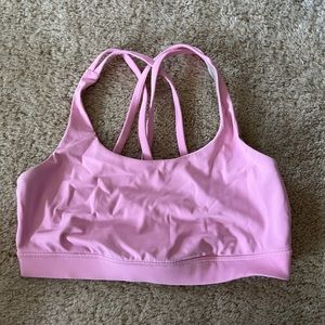 Lululemon energy bra size 8 pink